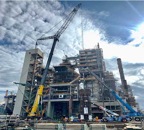 crane hire Petro Chemical victoria
