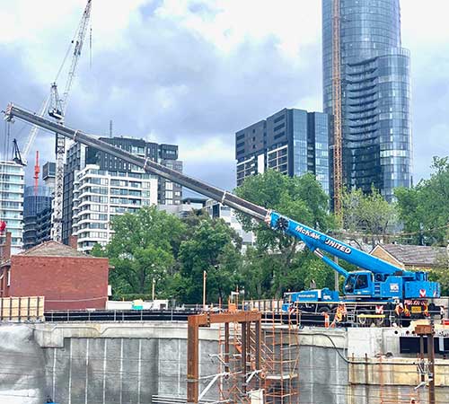 crane hire Construction victoria